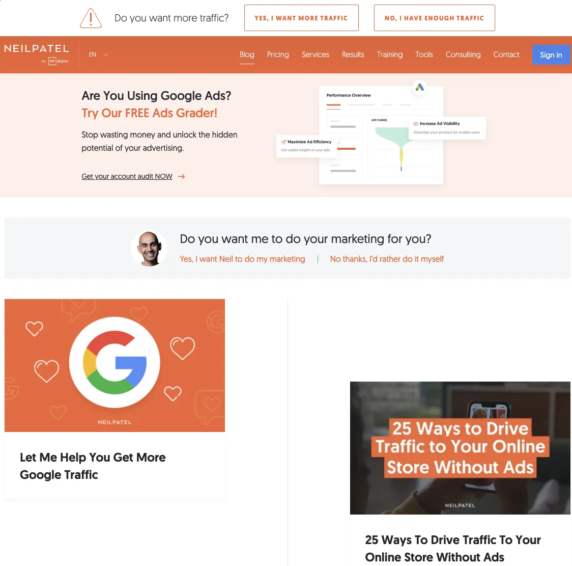 niel patel seo blog includes information about link building